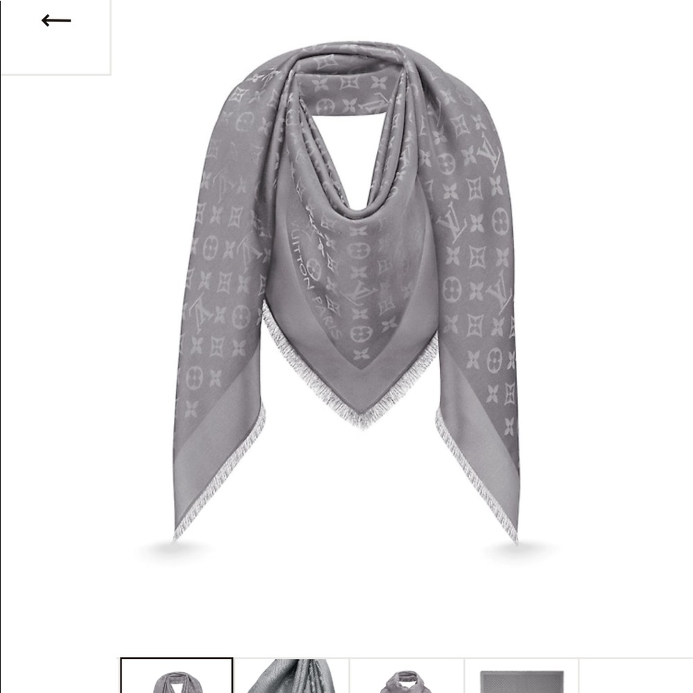 Louis Vuitton monogram scarf shawl